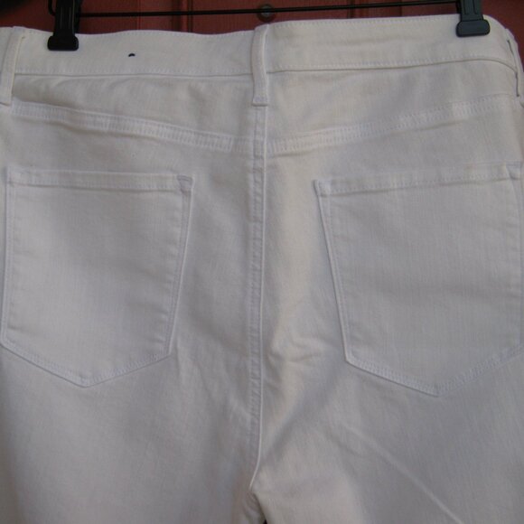 Talbots NWOT - High-Waisted Jeggings - White - Size 14 - Picture 4 of 5